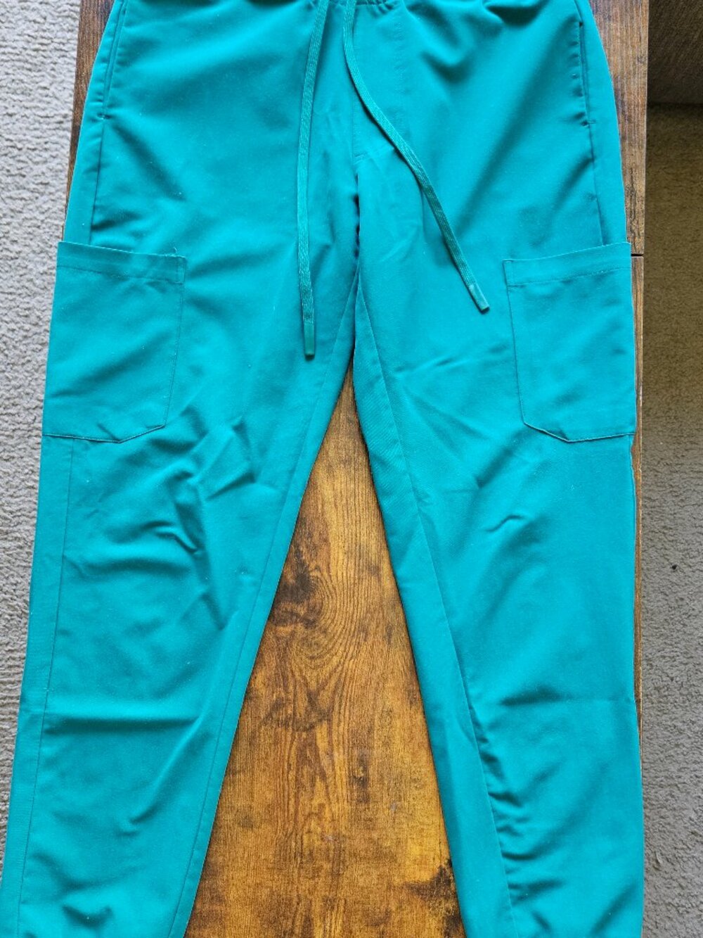Mandala hunter green scrub pants